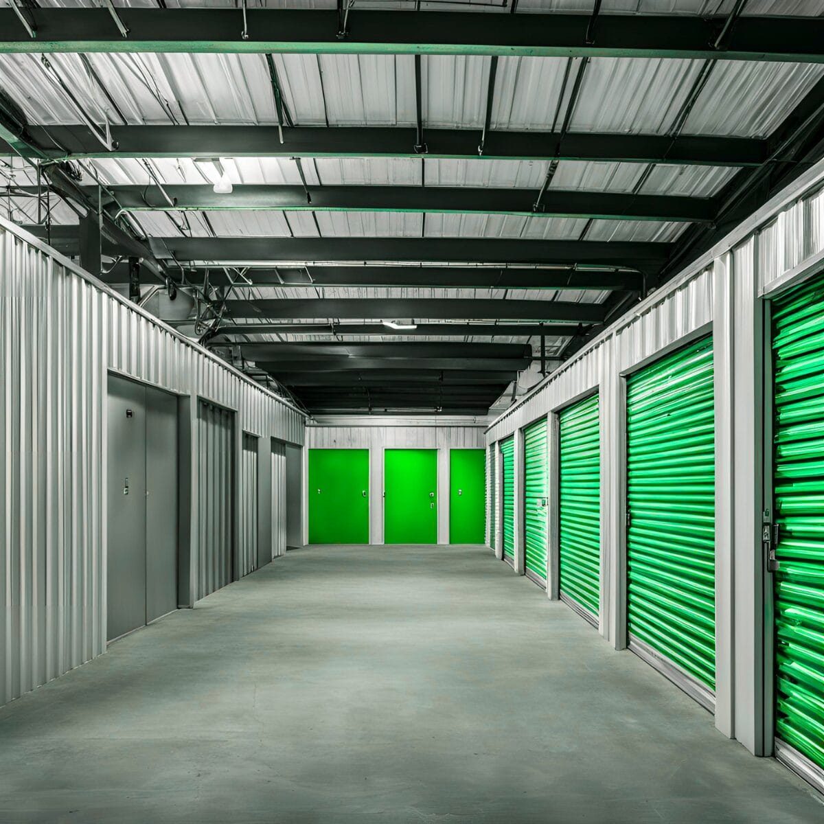 Box con serrande verdi, lo standard delle sedi Bene Bene Box